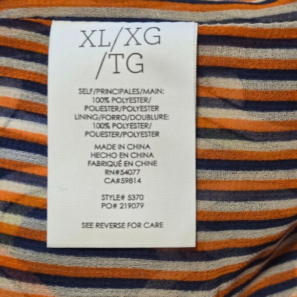 CAbi Amour Dress Sleeveless Collared Button Front Shirt Dress Style 5370 Size XL - Picture 6 of 6